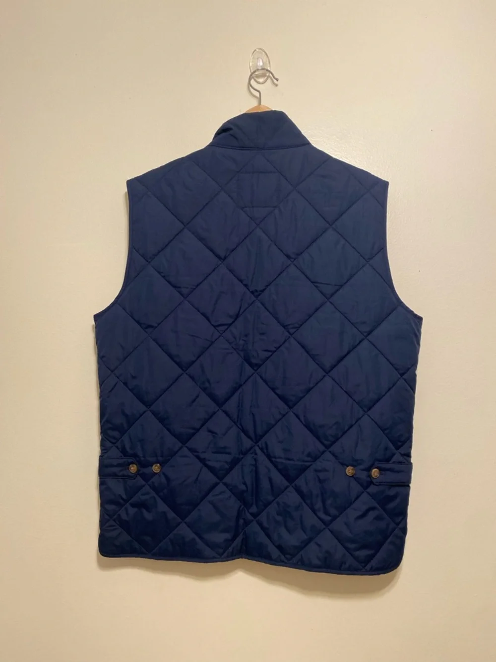J. Crew Men's Quilted Navy Vest. Size M. Style AR275